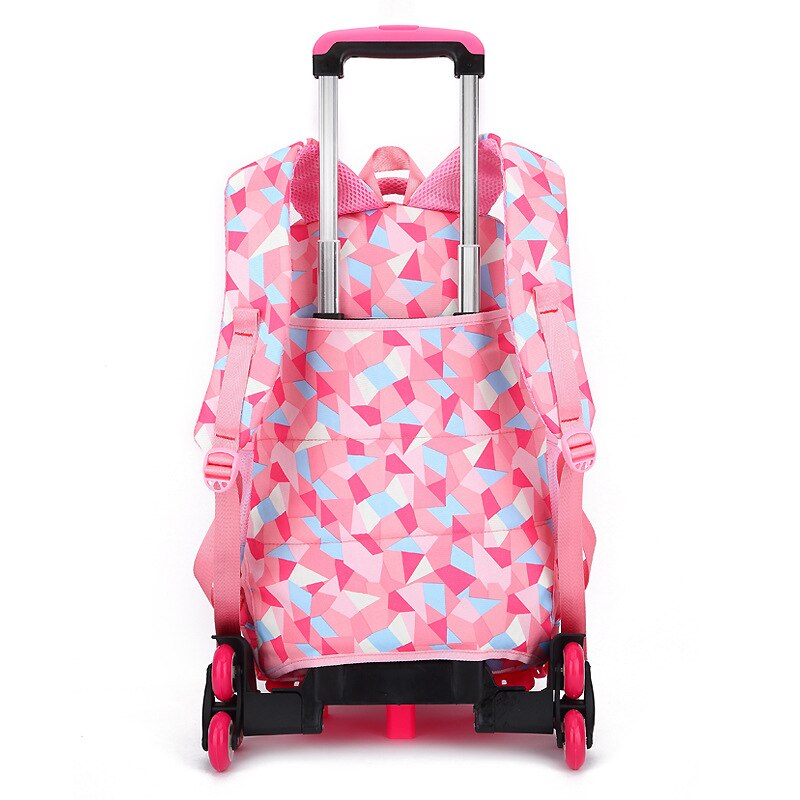 Hot Sale Removable Children School Bags Waterproof for Girls Trolley Backpack Kids Wheeled Bag Bookbag travel luggage Mochilas