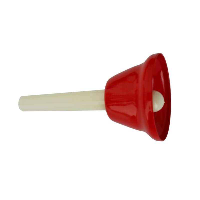Handbell campana de mano 8-Nota de Metal colorido chico niños Juguete Musical instrumento de percusión