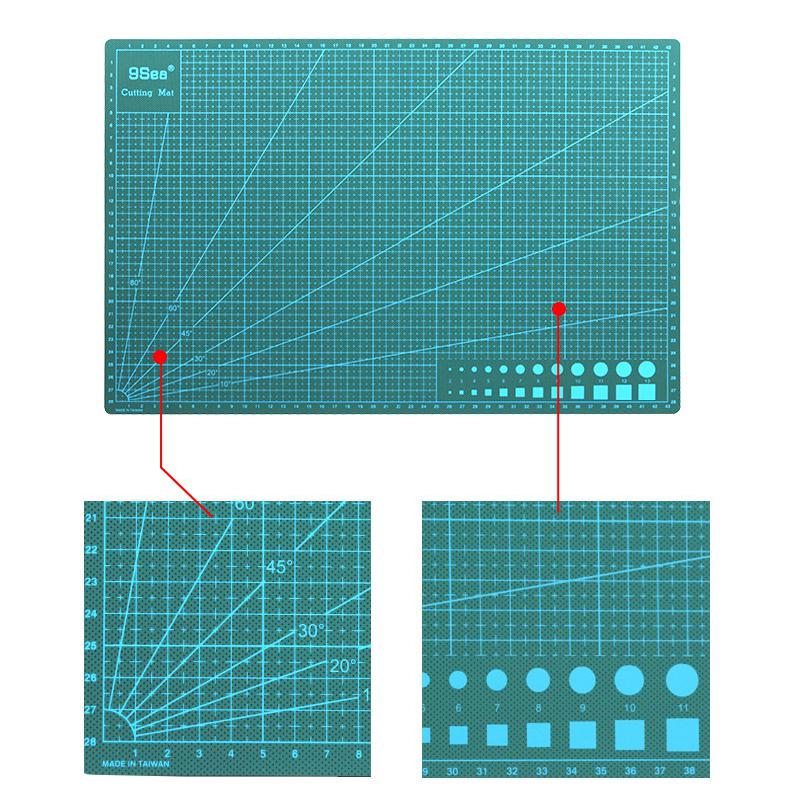 Jiuyang A3 Backing Board Hand - Cut Double - Sided Cutting Pad Carving Board Ultra - Light Clay Clay Pottery Tool Cutting board