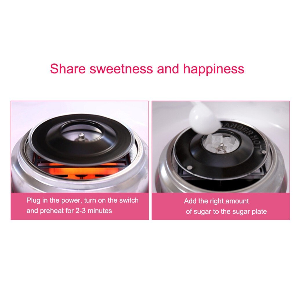 Jk-1801 Cotton Candy Machine Mini Cotton Candy Machine Mini Sweet Automatic Cotton Candy Machine Household#g30