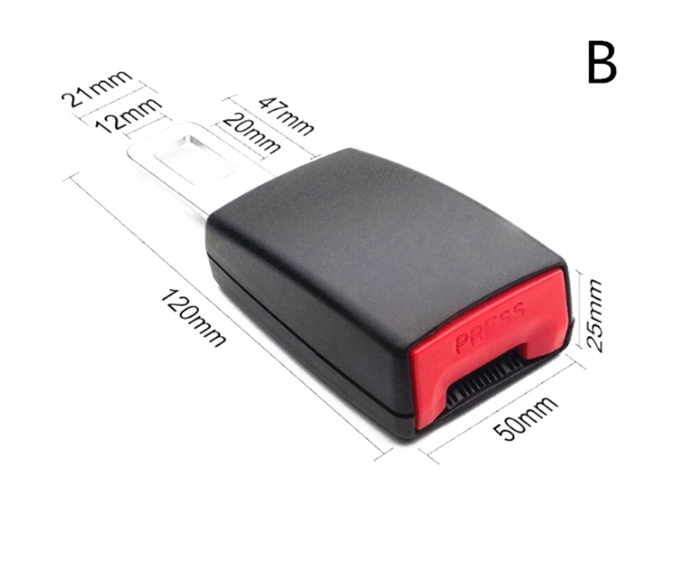Auto sitz gürtel sperren stecker verlängerung gemeinsam Universal- schnalle kopf für Mercedes Benz E53 C63 C43 C-Klasse AMG GL550 F800 A200: aq-b-1Stck