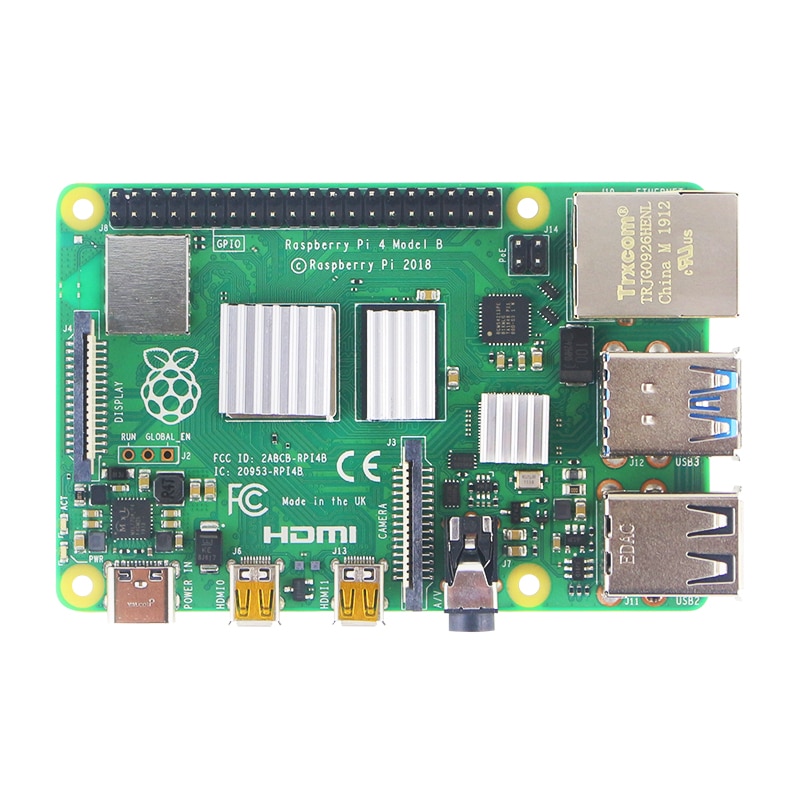 3pcs Raspberry Pi 4 Heat Sink Aluminum Heatsink Raspberry Pi 4B Radiator Cooling Kit Cooler for Raspberry Pi 4 Model B