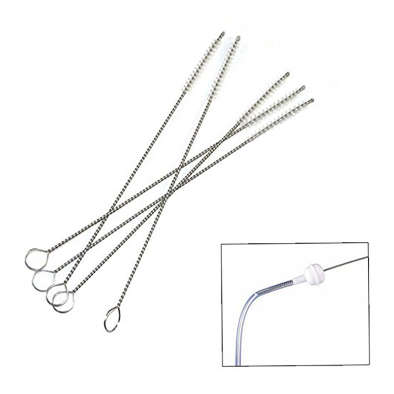 Słomka robić drinków szczotka robić czyszczenia, nylonowa szczotka robić butelek szczotka robić rur szczotki robić czyszczenia rur, zestaw 10 sztuk