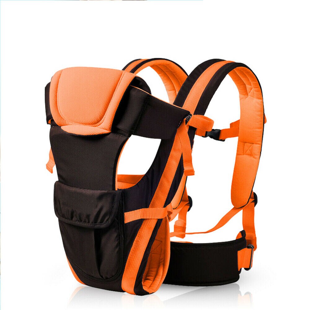 4 Kleuren Baby Carrier Sling Rugzak Front Terug Borst Ergonomische 4 Positie: Oranje