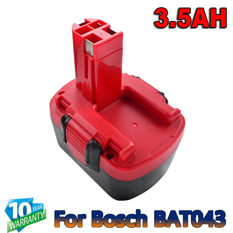 12v para Bosch BAT043 3,5mAH batería Compatible con taladro PSR 12 GSR 12 VE-2,GSB 12 VE-2,PSB 12 VE-2, BAT043 BAT045 BTA120: Oro