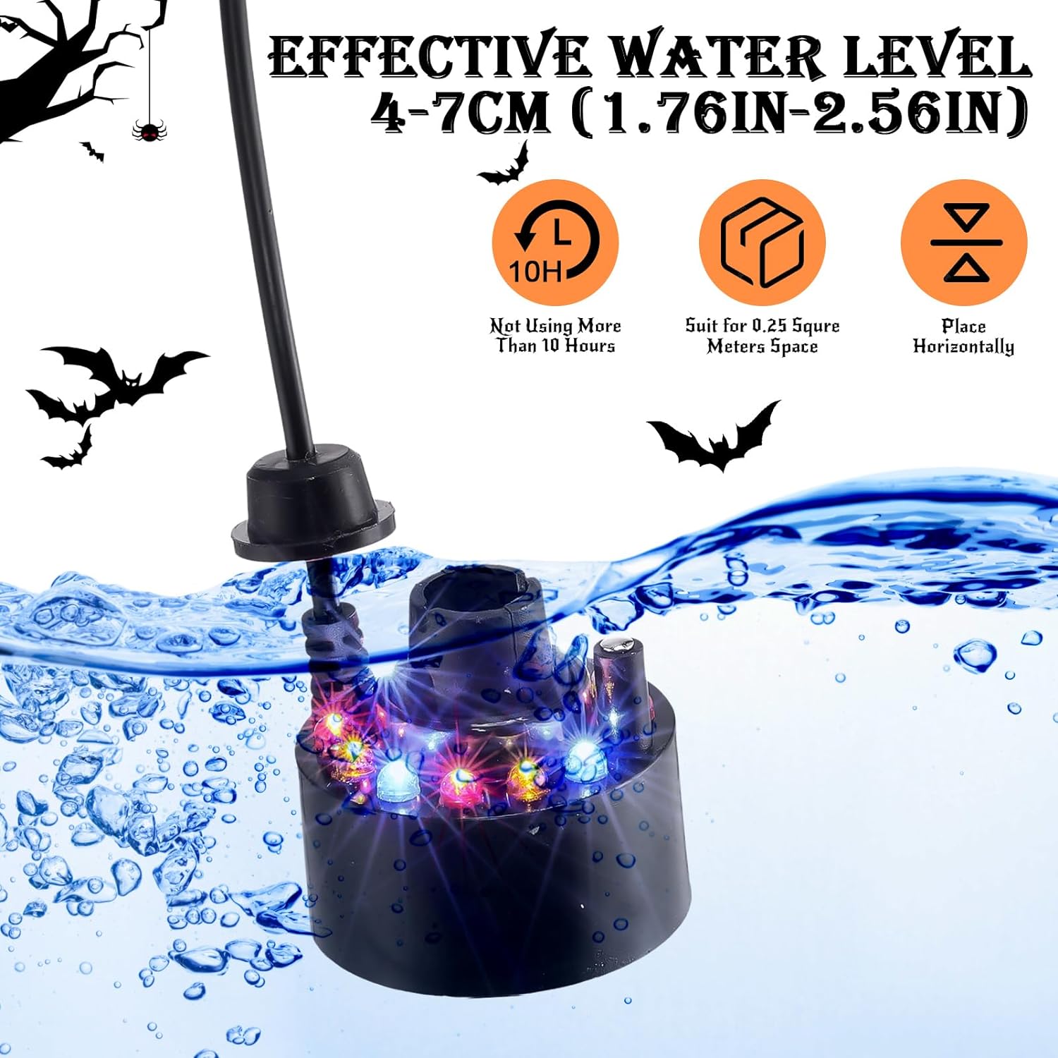 Generador de niebla ultrasónico, nebulizador de 24V, cabezal atomizador, lámpara de Aroma con 12 luces para humidificador, difusor, fabricante de niebla