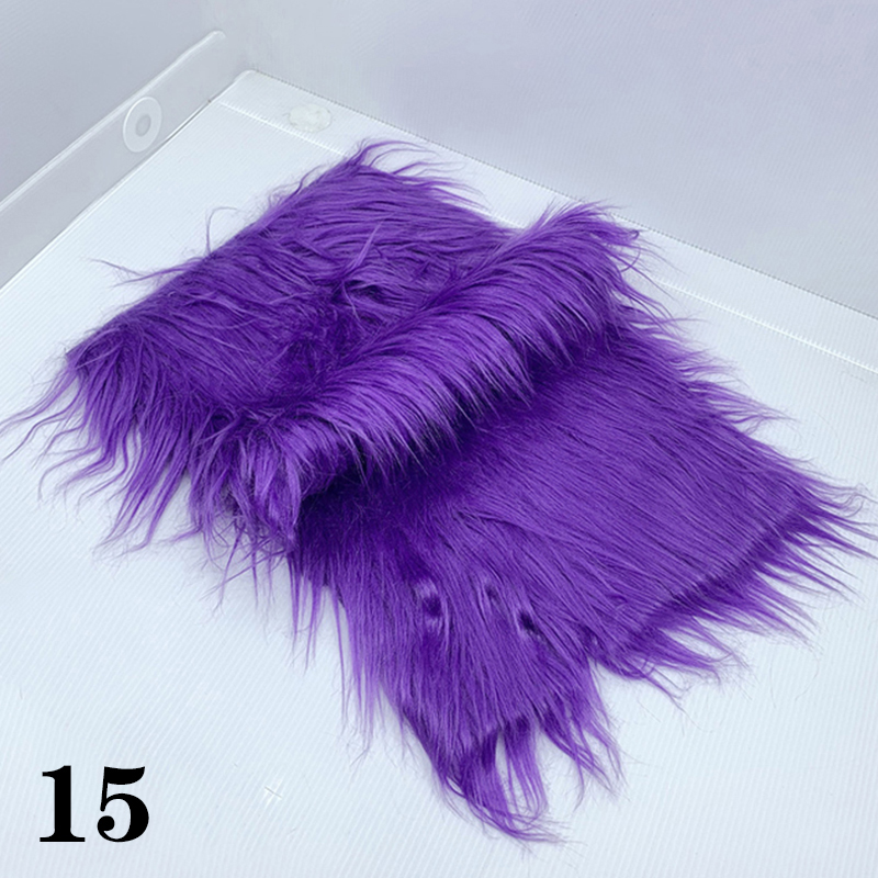 25x45cm 8cm stapel namaakbont stof patchwork naaimateriaal voor doe-het-zelf pluche poppen ambachten baard haar cosplay hoed kostuum stof