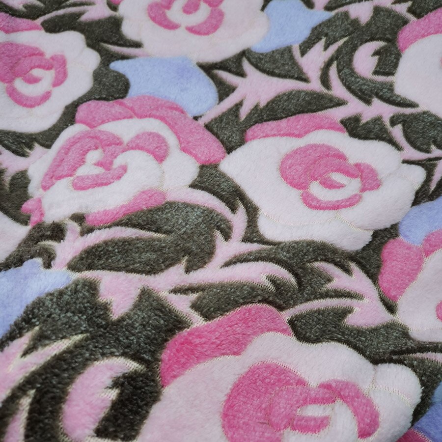 Fleeced flanell tyg dubbelsidig korall fleece mjuk varm baby plysch lakan tyg sammetsfilt tyg 160*50cm: 12