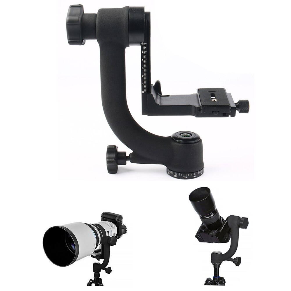 Camera Gimbal Mount 360 Degree Rotation Panorama Vertical Pro Gimbal Tripod Bird Watching