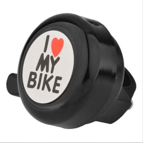 3 kleuren ik hou van mijn fiets bedrukt helder geluid schattig fietsalarm waarschuwingsringbel voor kinderen wit rood zwart fietsaccessoires