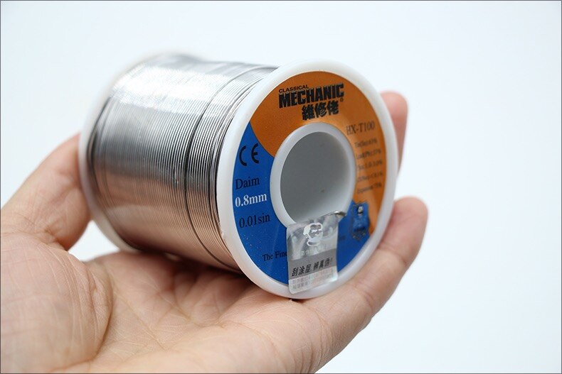 800g 63/37 Tin Lead 0.8/1.0/1.2mm Diameter Rosin Core Flux Soldeerdraad Reel Lassen Solderen lassen reparaties essentieel