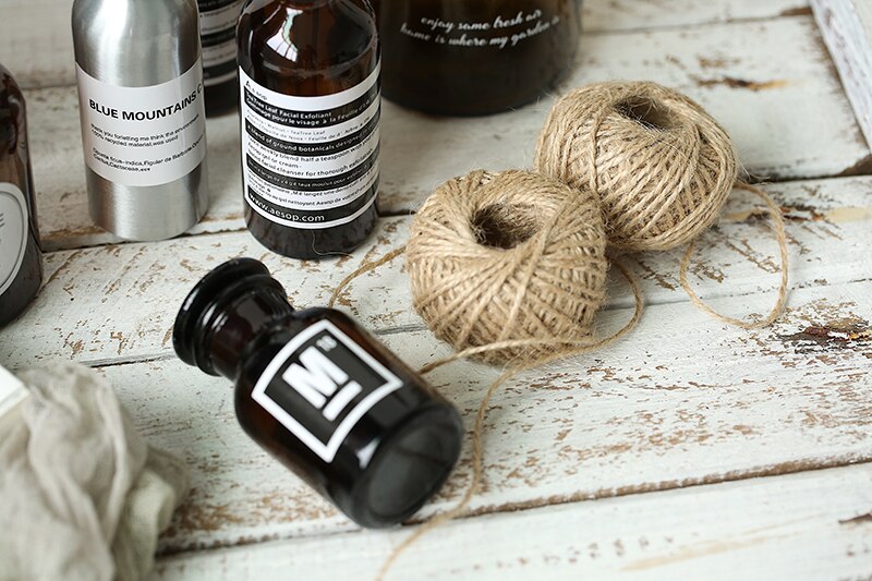 Ins nordisk stil retro gennemsigtig brun aesop flaske vase desktop fotografering tilbehør studio fotobaggrund diy ornament
