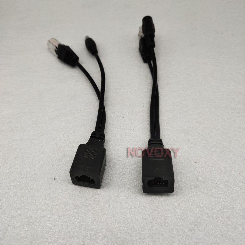 PoE Splitter Cable POE Adapter cable RJ45 and DC connector passive