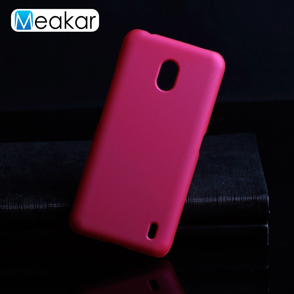 Matte Plastic Coque Cover 5.71For Nokia 2.2 Case For Nokia 2.2 Nokia2.2 Phone Back Coque Cover Case: Rose Red