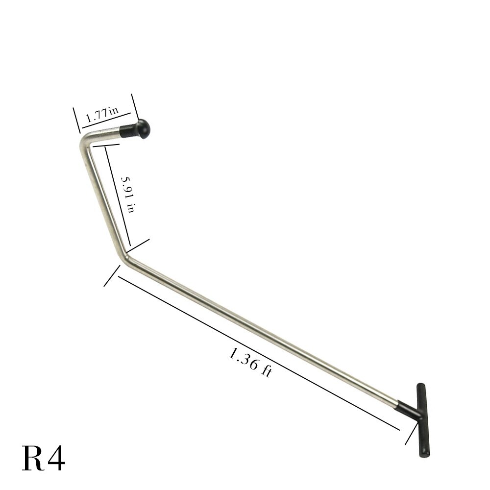 Pdr -työkalut maalittomat kolhujen korjaustyökalutangot työkalut kolhujen vetäjät auton kolhujen poisto ( 8 vaihdettavaa pehmeää kumipäätä)