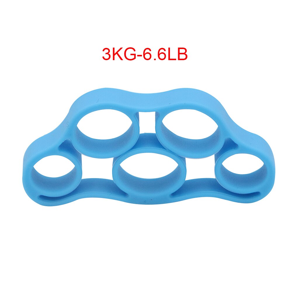 Hand Grip Strengthener 100 % Silicon Hand for Practice Finger Wrist Trainer Gym Guitar Simulator Piano Resistance Bands Fitness: Beige