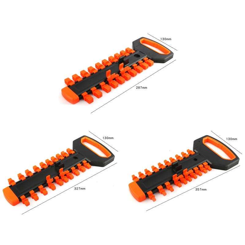 Lichtgewicht Socket Organizer 1/3-Inch 3/8-Inch 1/2-Inch Socket Houders Vierkante Socket Holding Tool 3 Verschillende stijlen