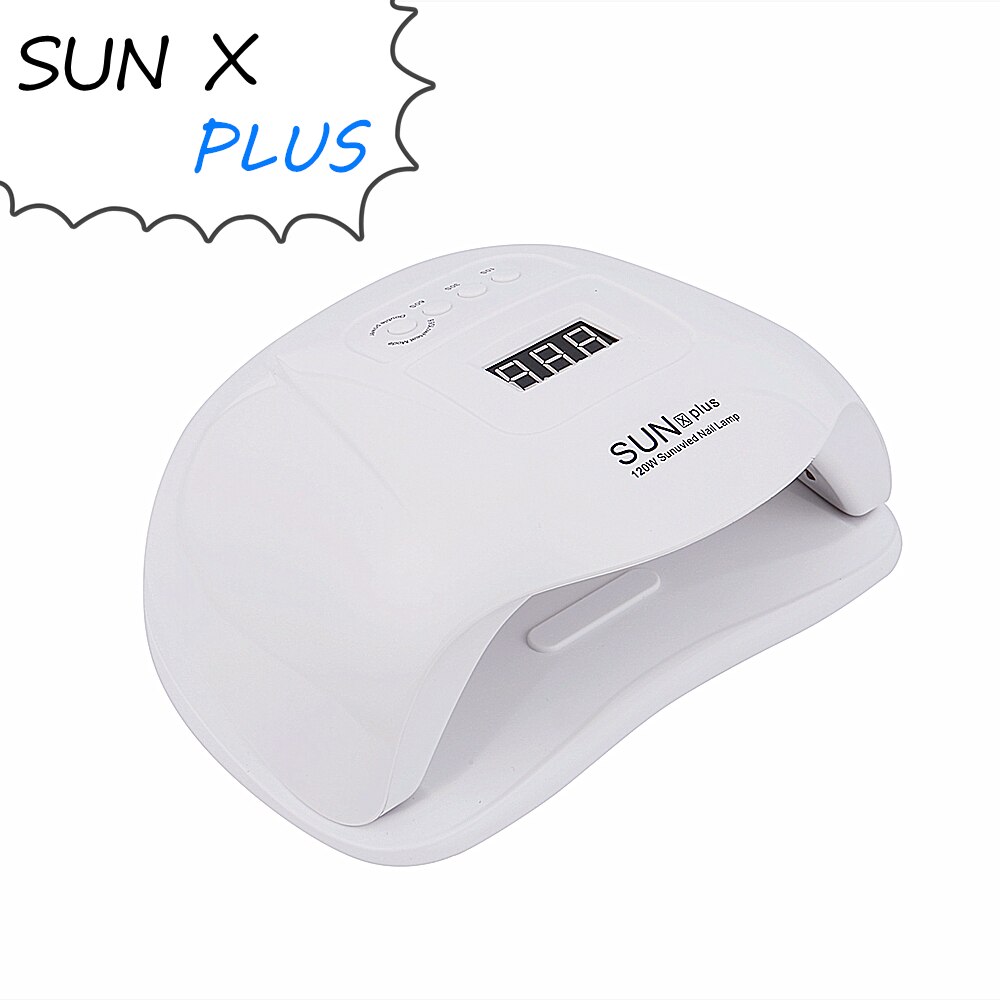 Sun x plus led negle uv lampe til neglelimmaskine til begyndere til manicure maskine til negletørrer.: Sol x plus / Eu