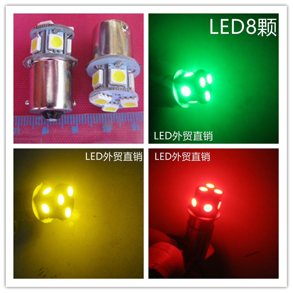 DC, AC, 24 VLED textiel machine lampje, B15 lamp bajonet, enkel contact LED12V