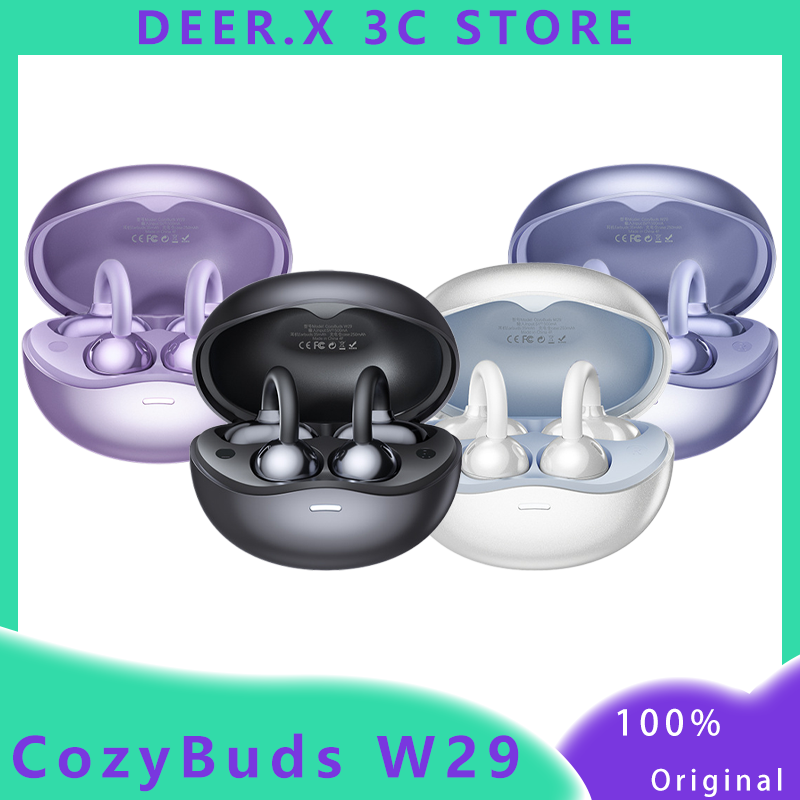 Remax CozyBuds W29 Earclip Wireless Bluetooth Earphones Stereo Ultra Light Outdoor Sports Custom Earphones