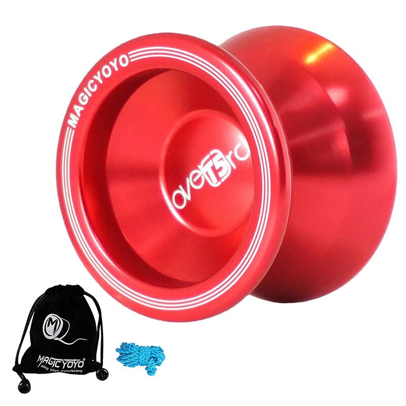 Sanfoelek T5 Overlord Metal Yoyo - Aluminum Alloy With 8-Ball KK Bearing | Professional Unresponsive Yo-Yo For Kids & Adults (Lake Blue)-1050517