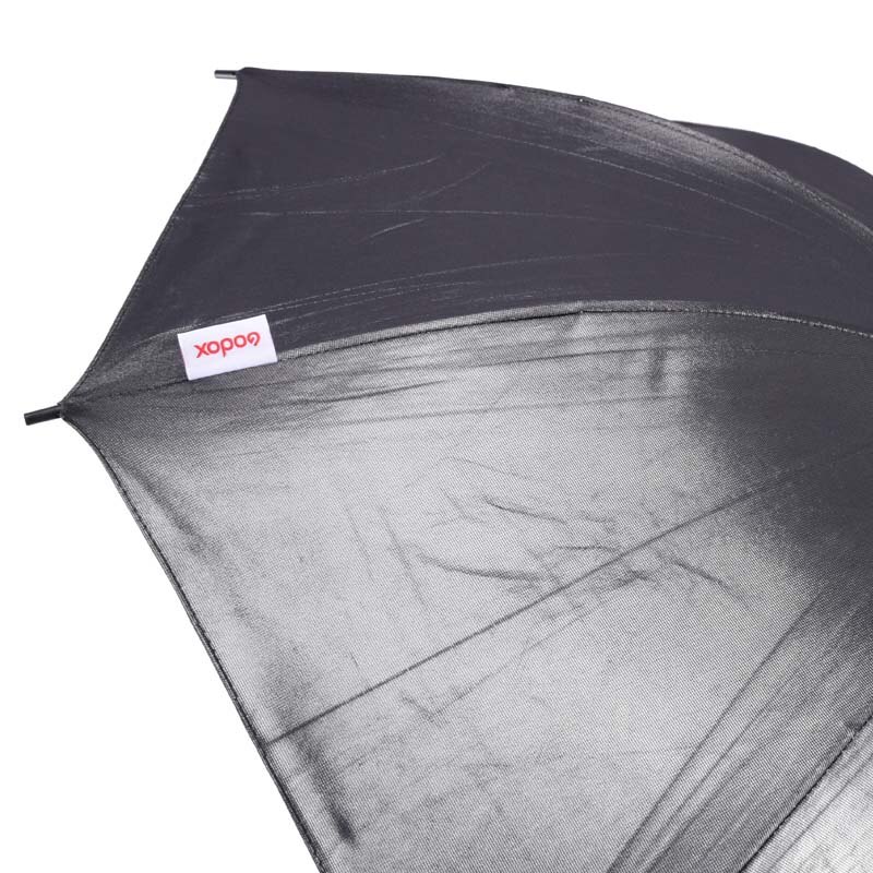 Godox 33 "tommer 80cm pro fotografering studio reflektor sort sølv blød diffusor paraply til fotostudio flash lampe belysning