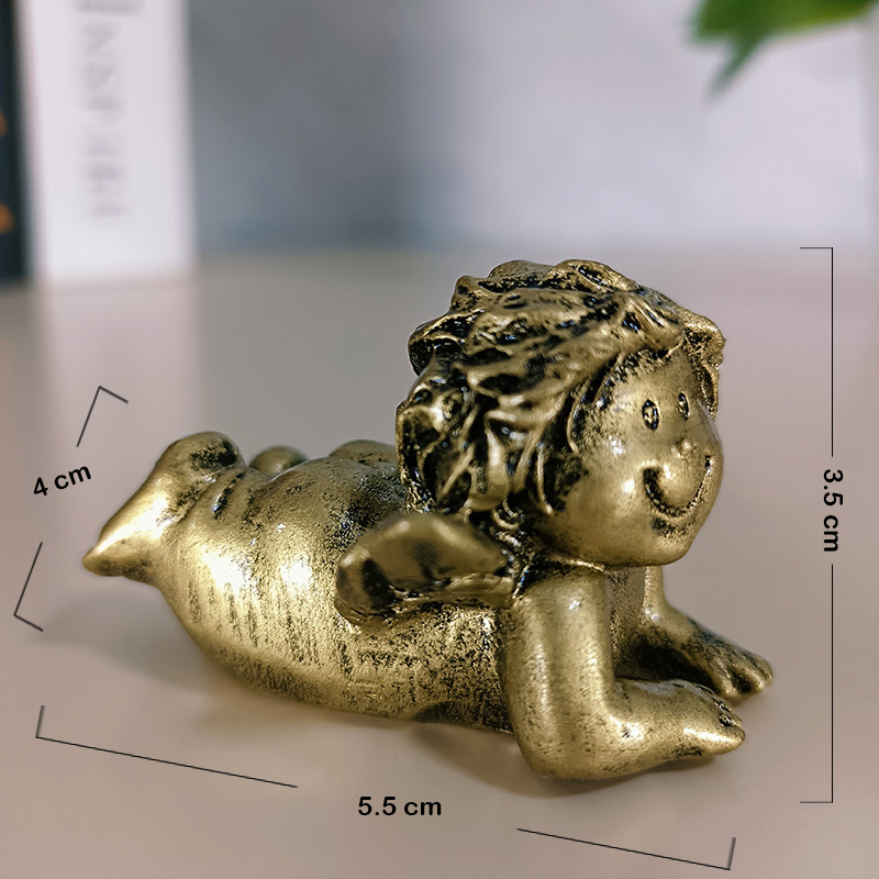 Figuras de ángeles blancos, adornos, de la suerte, estatuas de ángeles de hadas bonitas, escultura moderna, decoración del hogar para boda: Verde claro