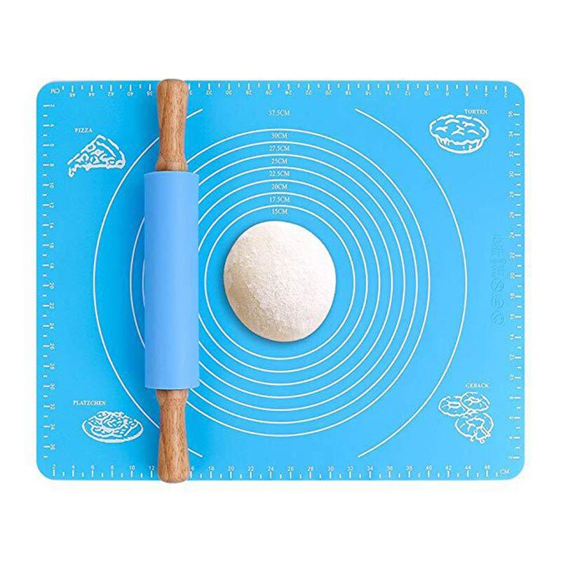 50*40cm 1pc Non-Stick Silicone Mat Rolling Dough Liner Pad Pastry Cake Bakeware Paste Flour Table Sheet Kitchen Tools