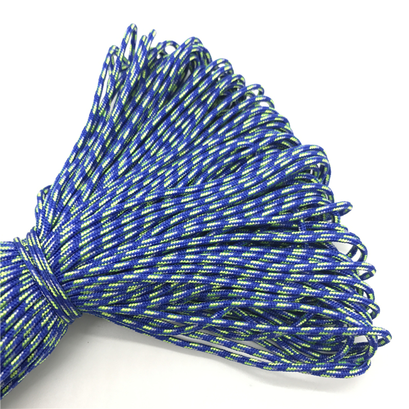 10 jardów/Lot 2mm linka spadochronowa smycz liny Mil Spec typu jeden Strand wspinaczka Camping Survival sprzęt DIY biżuteria, dzięki czemu: 23