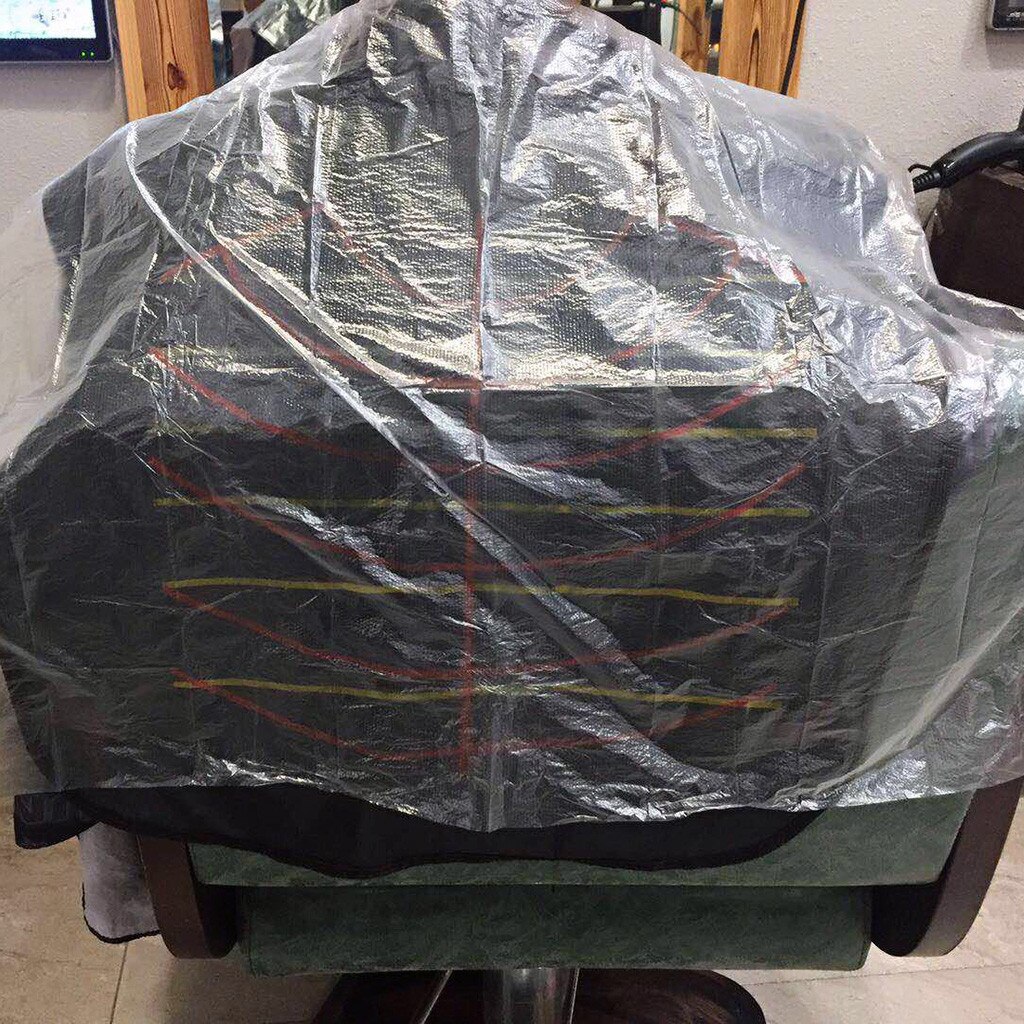 200 pcs Disposable Cape Salon Hairdressing Cloth Hair Cutting Hairdressing Cape Barber Salon Capas Hairdresser Apron Wrap Cloth