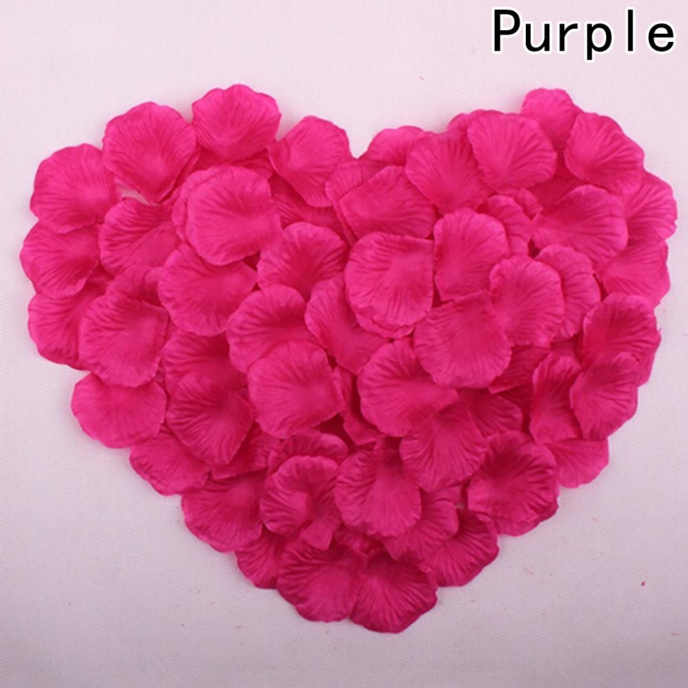 100 Pcs Bruiloft Bloemblaadjes Kunstmatige Zijden Rozenblaadjes Bloemen Petalas Petalos Wedding Bridal Shower Aisle Vaas Decor Confetti: PP1