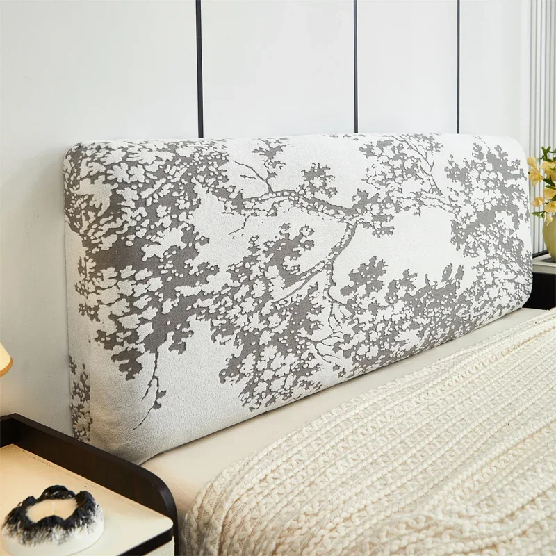 Dikker Jacquard Hoofdeinde Cover Anti-vuile Stretch Zachte Bed Head Covers Licht Luxe Bed Terug Protector Covers Home Hotel decor: 200*220 Cm / YELLOW