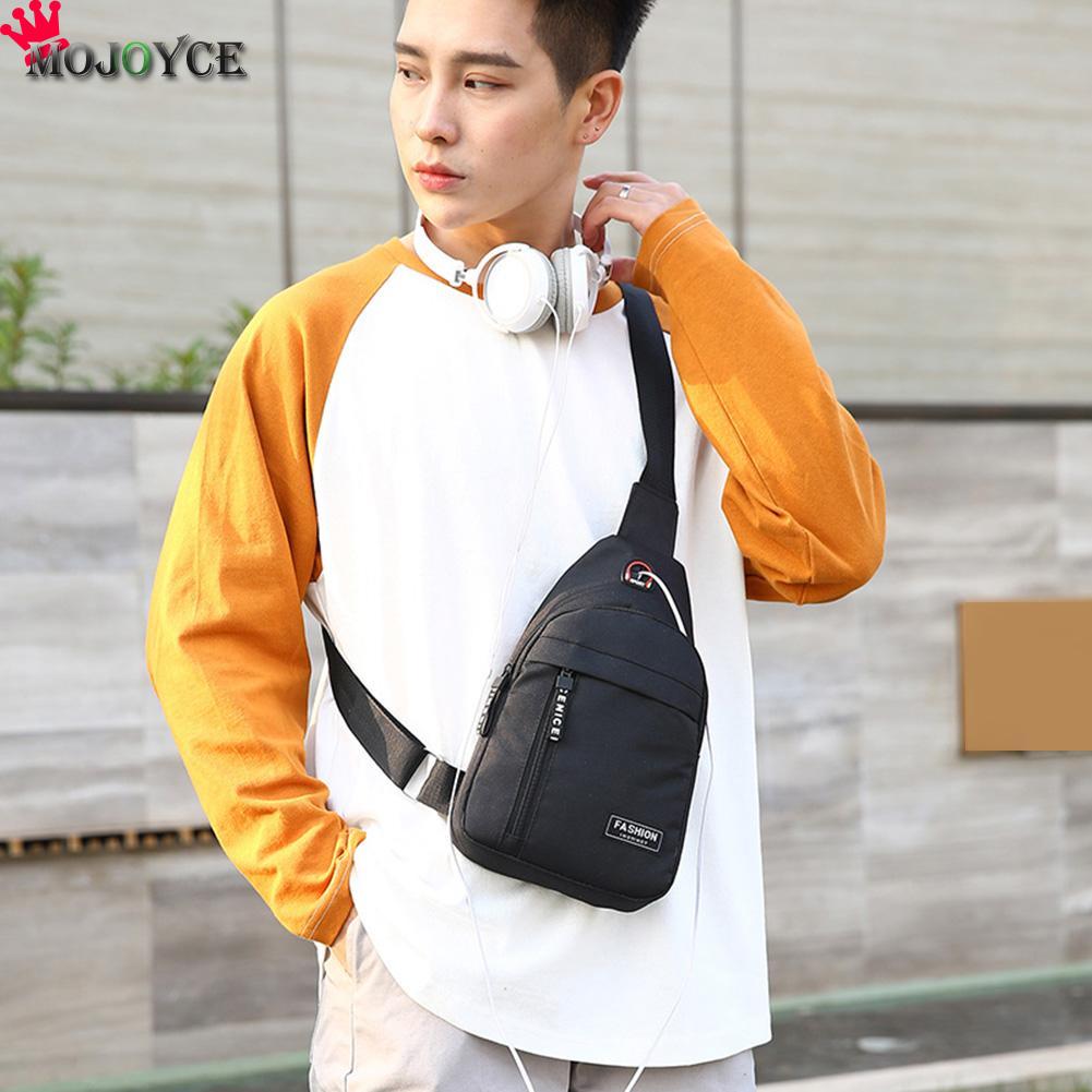 , bolso de hombro a la , bolsos de lona para hombre, bandolera, portátil, portátil, para deportes al aire libre, bolsas de pecho informales