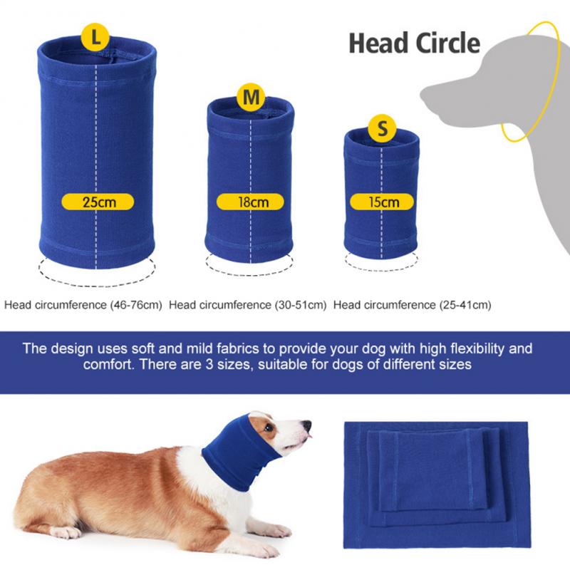 Hoed Voor Honden Pet Oorbeschermers Hond Oor Cover Voor Noise Verminderen Huisdier Hoofd Mouw Voor Grooming Bathing Blazen Droog Honden accessoires