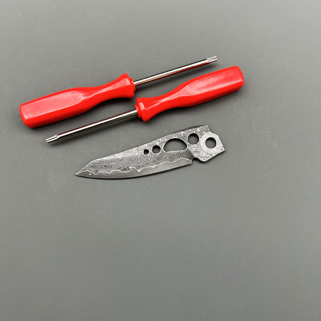 Zubehör für Leatherman Skeletool VG10 Damast stahl Ersatzteile Zange Modifikation Teil Original größe multifunktional: Schwarz