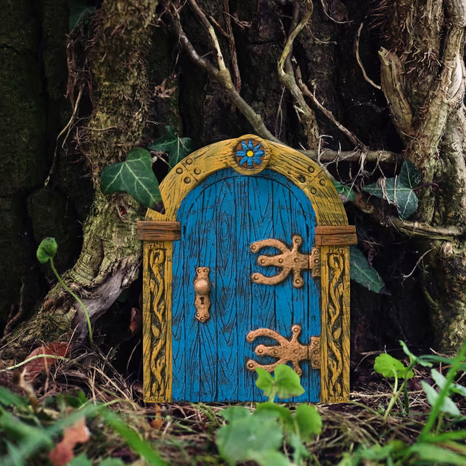 Porte de fée l'inventaire extérieure pour la décoration d'arbres, accessoires de jardin: Ivoire