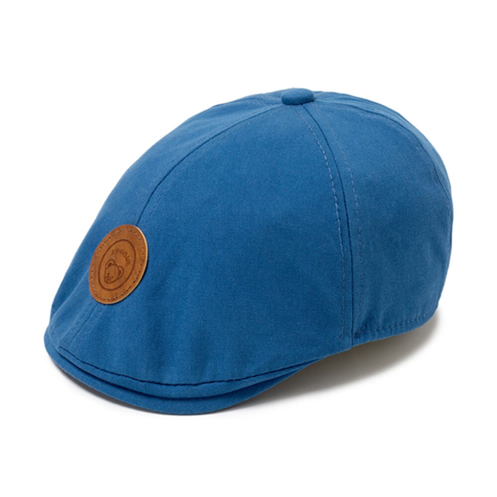 Del bambino Dei Ragazzi di Autunno Berretti Solido standard Berretto di Cotone di Modo Regolare Cappello Dei Bambini Della Tuta Sportiva superiore Cappelli 3 Colori KB-MZ112