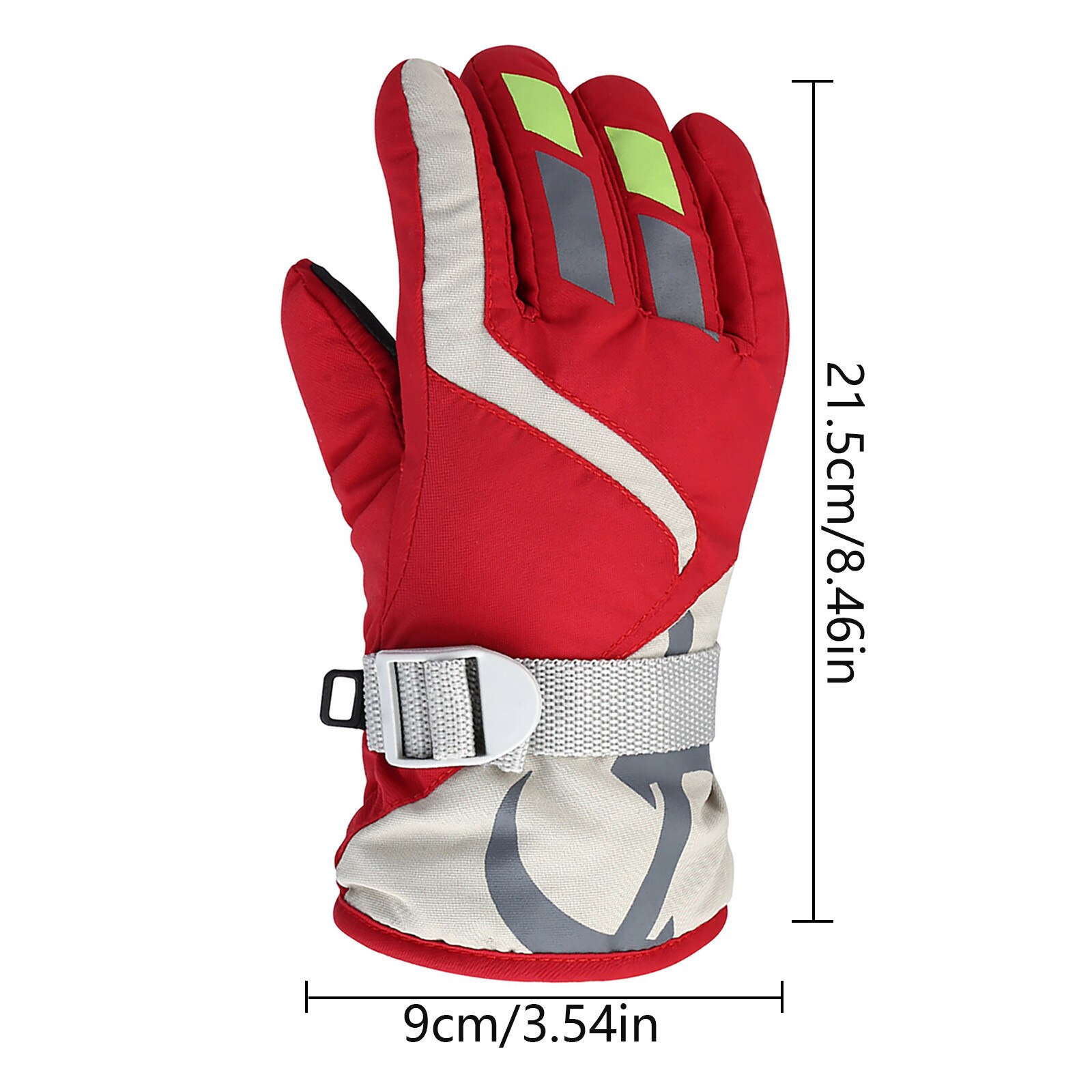 Kinderen Kids Winter Sneeuw Warme Handschoenen Jongens Meisjes Ski Snowboard Outdoor Riding Winddicht Waterdichte Handschoenen Dikker Houden Hand Warm