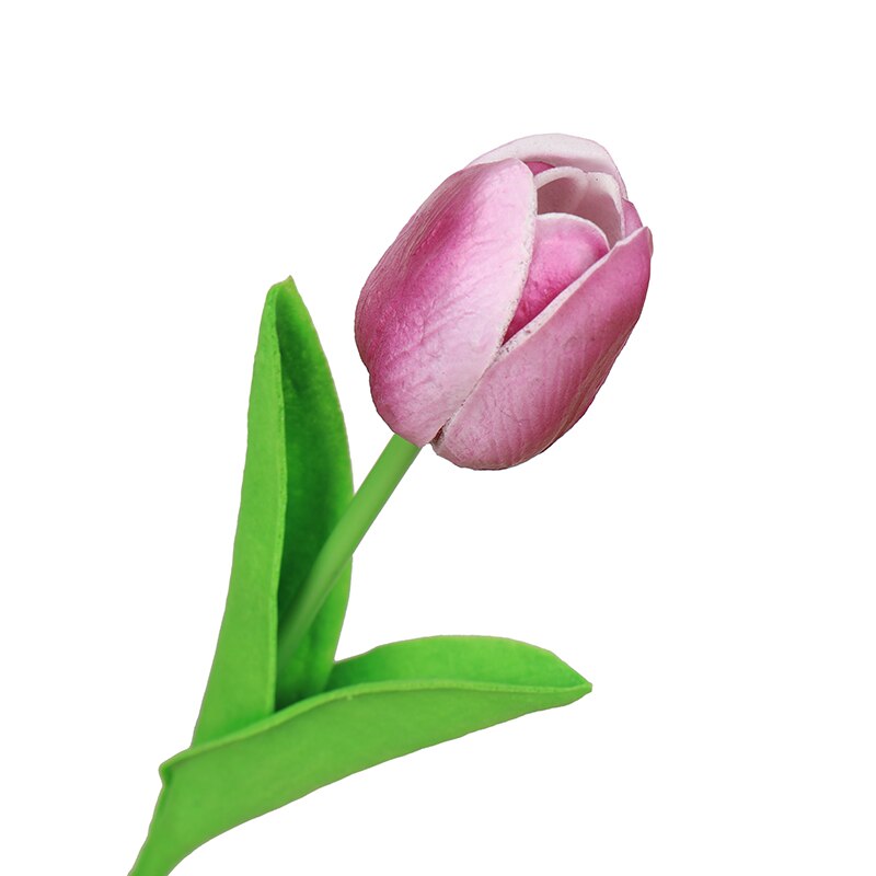 1pc kunstige blomster tulipan bamse frisk romantisk bryllup dekoration valentinsdag latex blomster: Smtyjx 052