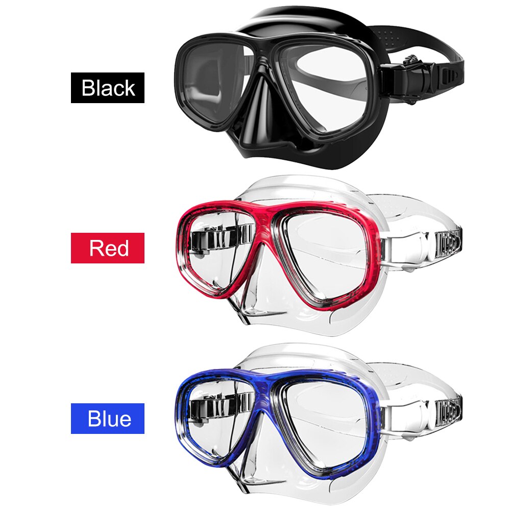 1Pcs Snorkelen Duiken Masker Gratis Duikbril Siliconen Rok Panoramisch Duikbril Voor Volwassenen Zwemmen Snorkelen