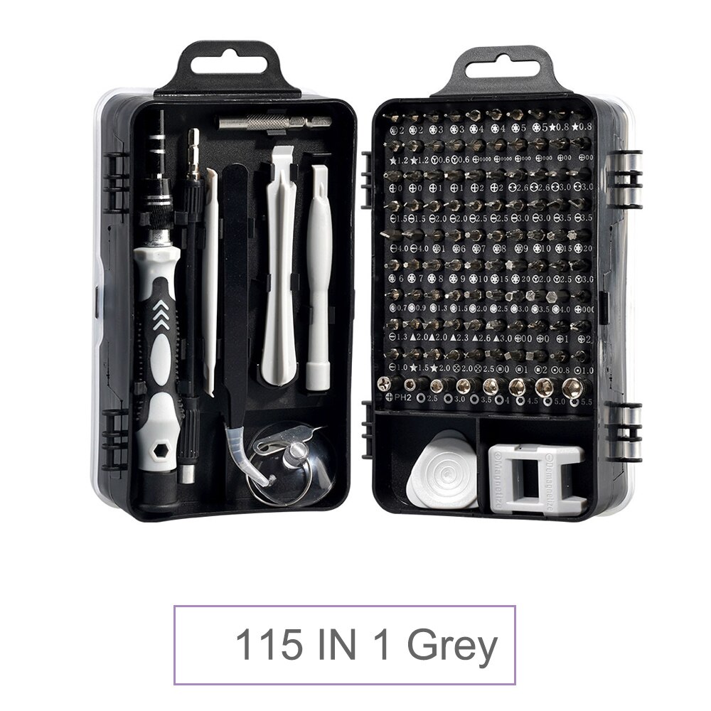 Multifunction Ratcheting Socket Wrench Set Box End Wrench Metric With Adapter Socket Screwdriver Bit Plumb Pipe Auto Repair Tool: Gray