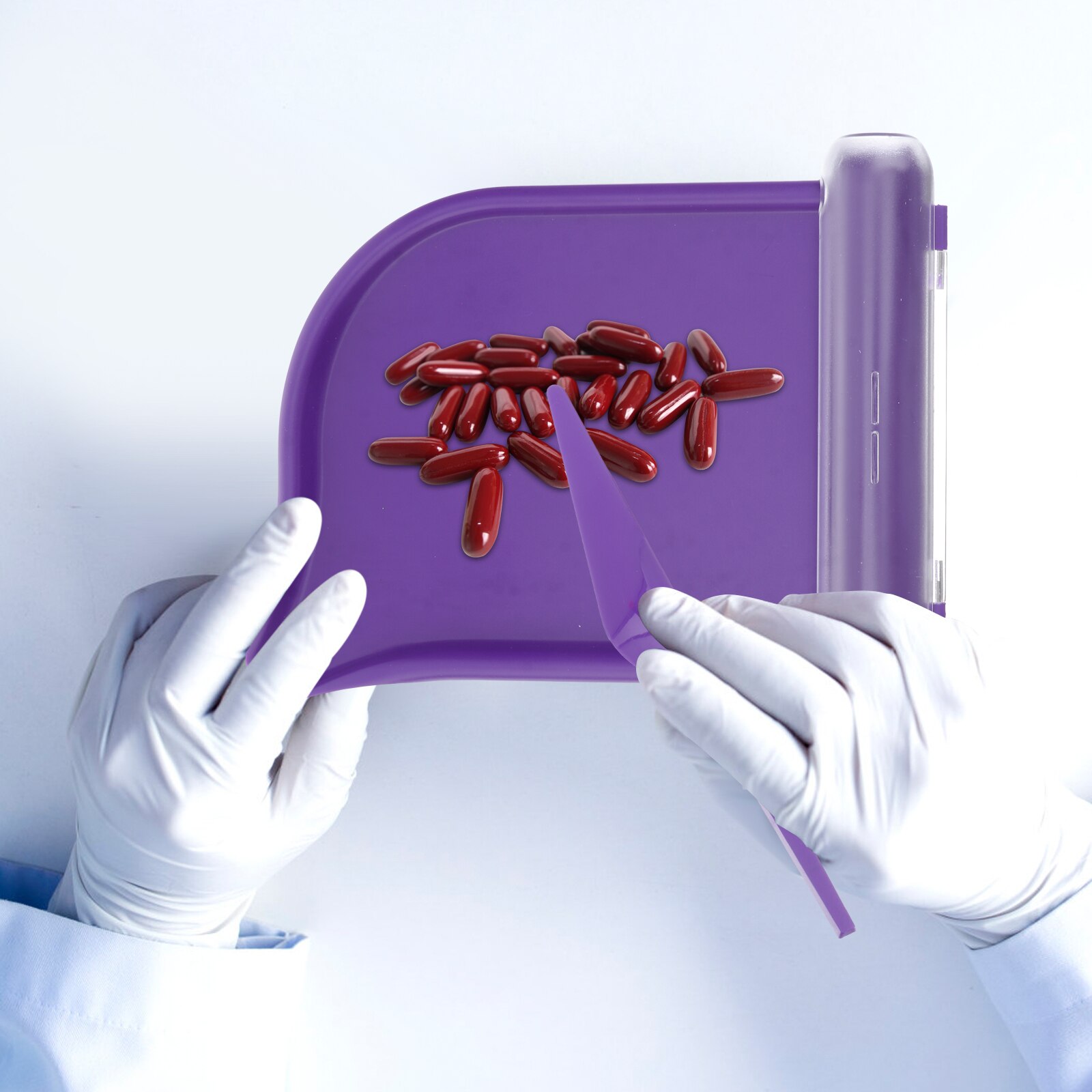 1 Set Clinic Useful Simple Pills Sorting Tray Pills Dispensing Tray Medicine Dispenser