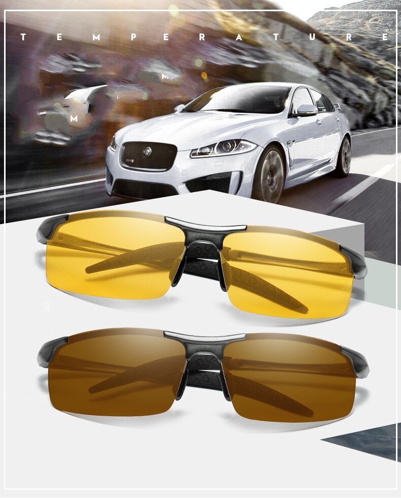 KH cambio de Color, gafas de sol fotocromáticas día y noche, gafas de sol polarizadas, gafas de conducción