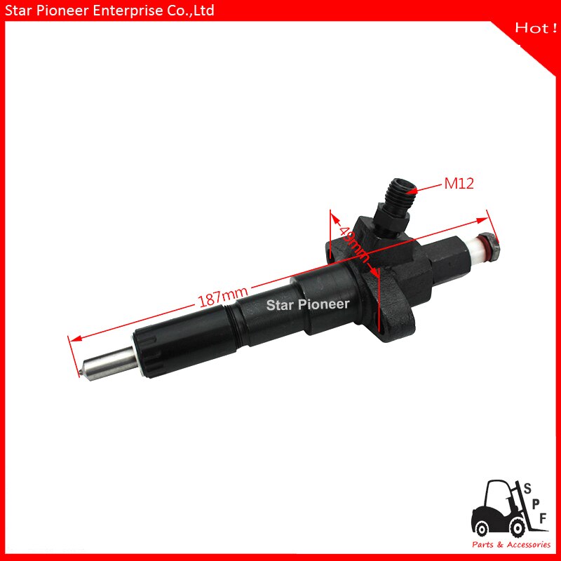 Forklift injector fuel injector nozzle