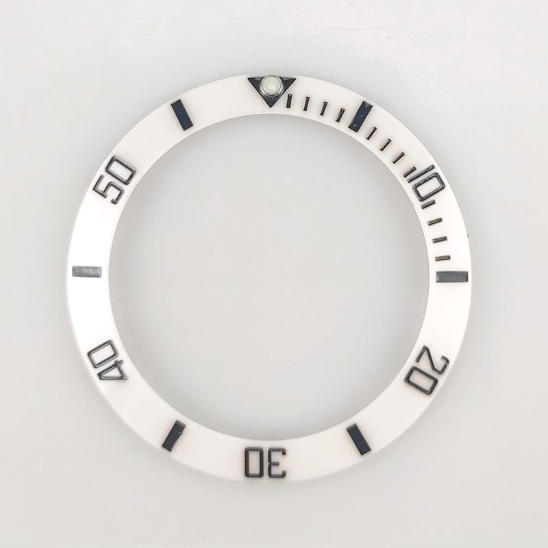 40Mm Wit Keramische Bezel Insert Voor Sub Duikers Stijl Heren Horloges: Default Title