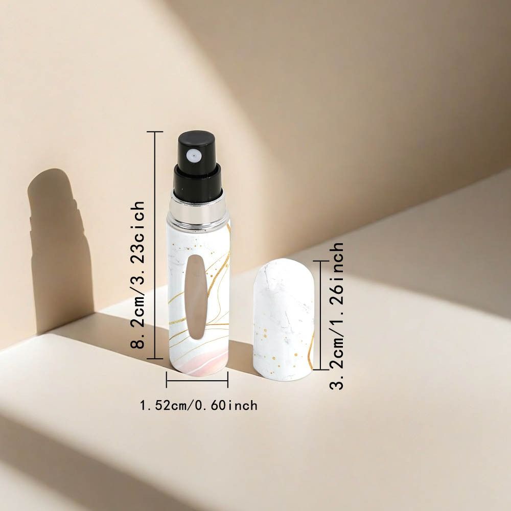 Draagbare 5ml mini parfumflesjes, navulbaar, lekvrij, lege cosmetische containers, parfumdispenserflesjes voor op reis