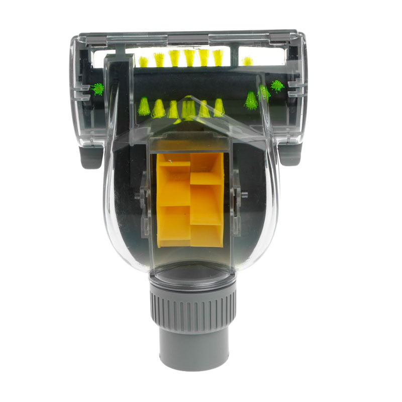 35mm Vakuum Staub Kollektor Reiniger Kunststoff Haustier Haar Entferner Sofa Turbo Pinsel # Y05 # # C05 #: Licht Grau