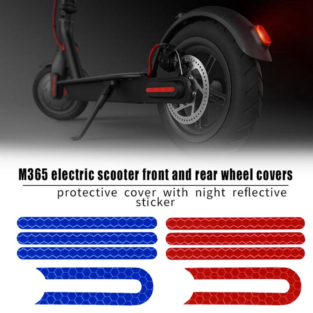 Cycling Accessories M365 M365Pro Reflector Reflective Sticker Scooters Decals Parts Electric Scooter Stickers