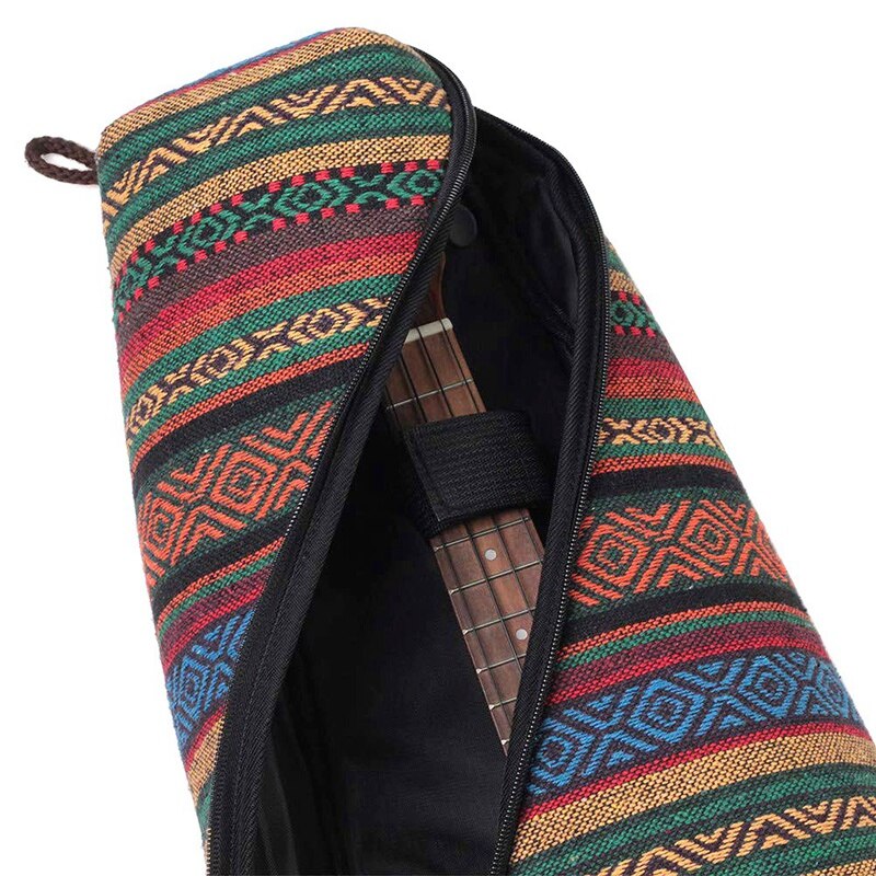 Bohemian Ukulele Case Bag For Tenor Ukulele 26 inch,10Mm Sponge Padded(Tenor)
