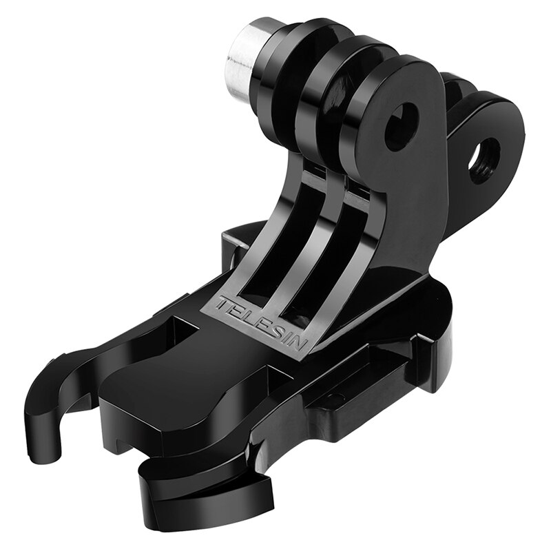 TELESIN fixation rapide bandoulière avec double tête j-crochet sac à dos support de coussin pour GoPro Hero 7 6 5 SJCAM EKEN OSMO ACTION: only  Black J Hook
